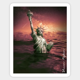 Liberty Under Water Sticker